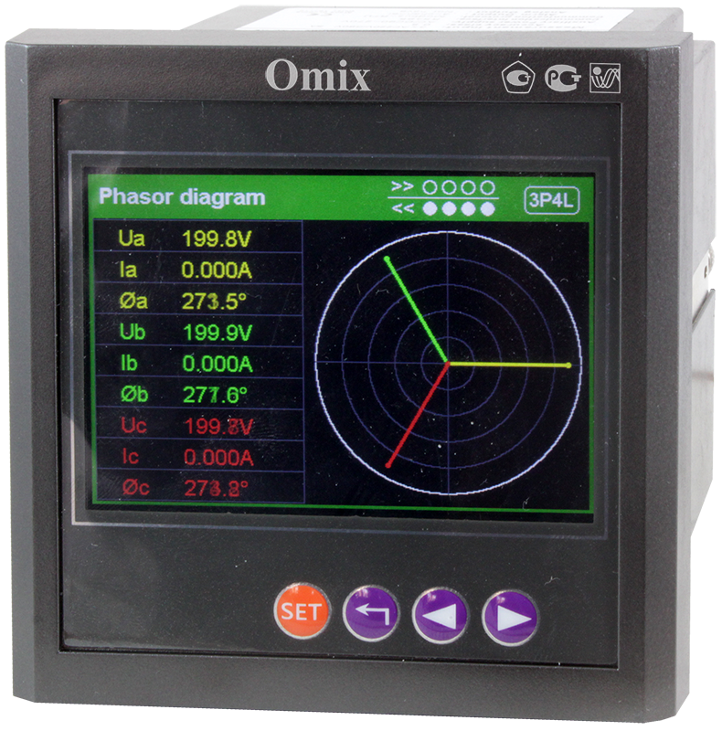 Анализатор параметров трехфазной сети Omix P99-MAY-3
